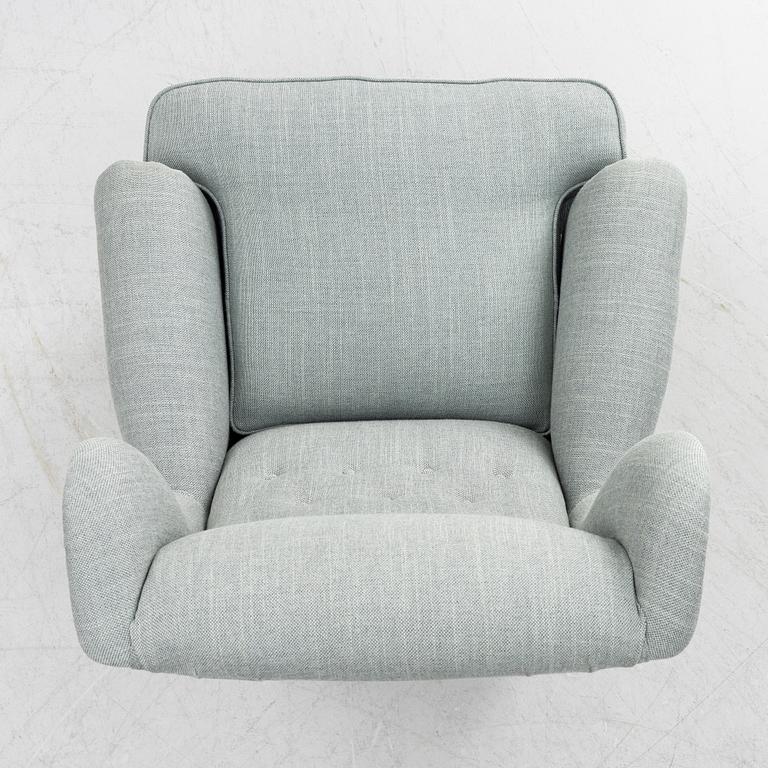 Carl Malmsten, Fåtölj, ”Häggbom”, O.H.Sjögren, Tranås, 2022.