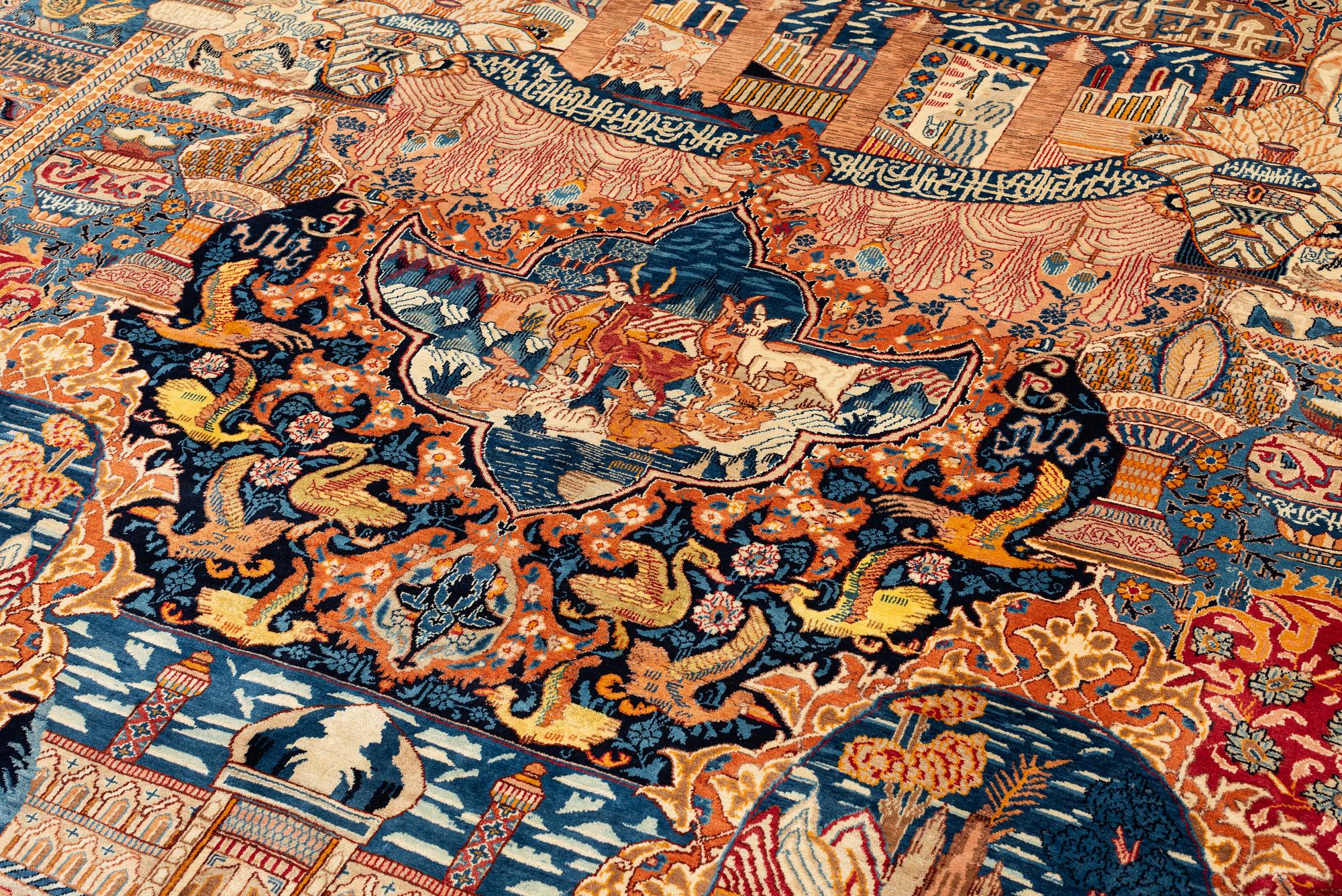 Rug, Kashmar Patina, approx. 385 x 305 cm.