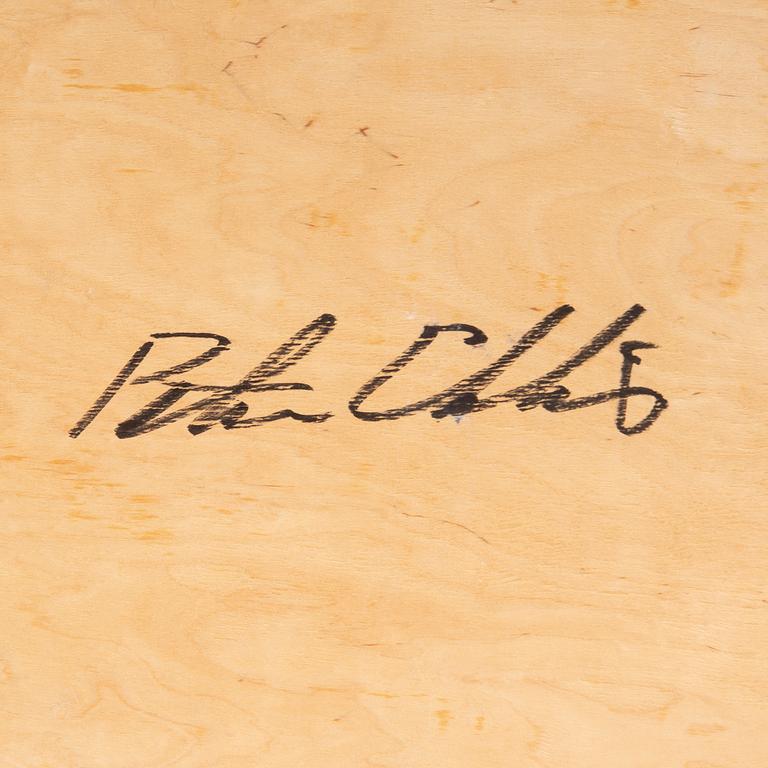 Peter Eklås, coffee table / media bench, "Velodrome", Designtorget, 2000s.