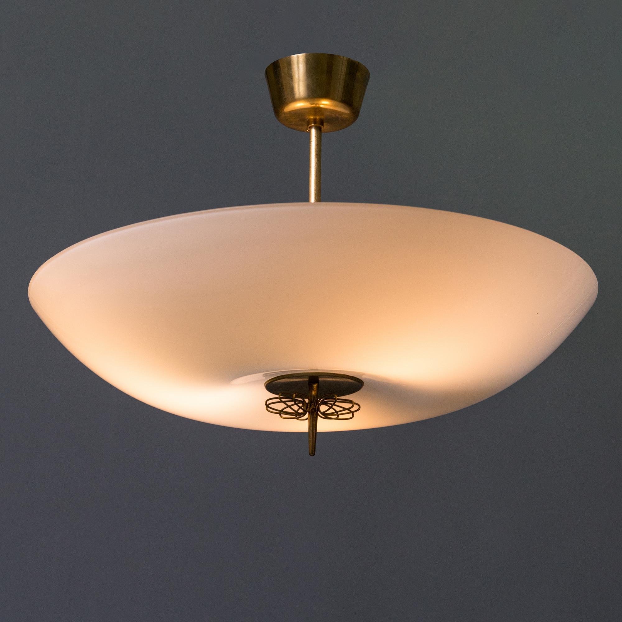 Paavo Tynell, a mid-20th-century ceiling lamp for Idman Finland.