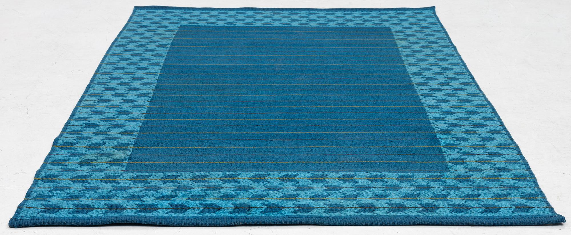 Ingrid Dessau, a double woven rug, signed ID, c. 195 x 128 cm.