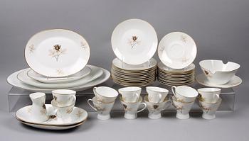MAT- OCH KAFFESERVIS, ca 80 delar, porslin, Rosenthal.
