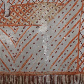 A south swedish folk art painting early 19th Century.