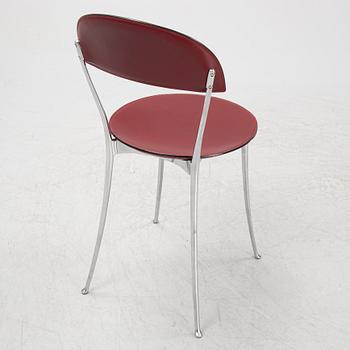 Enzo Mari, a set of four 'Tonietta' chairs, Zanotta.