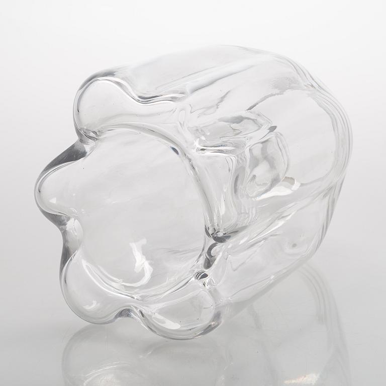 Erkkitapio Siiroinen, vas, "Pilvilinna" (Molnslott), signerad Erkki Siiroinen Riihimäen Lasi Oy.