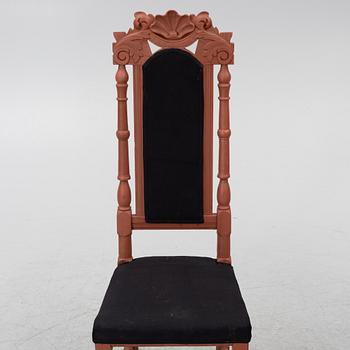 Stolar, fyra stycken, Sverige, omkring år 1700, Karolinsk Barock.