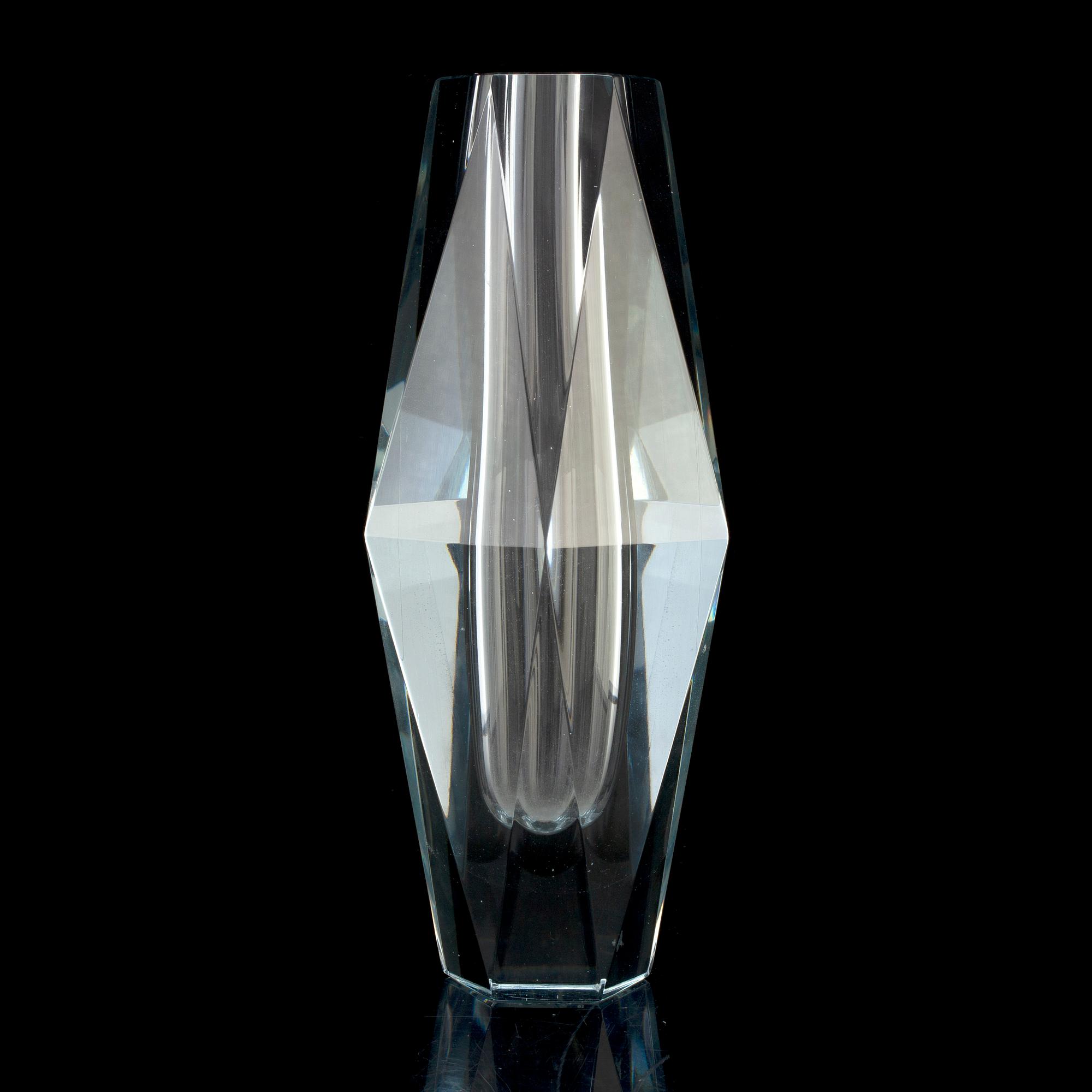 ASTA STRÖMBERG, vas, glas, "Diamant", Strömbergshyttan, 1960-tal.