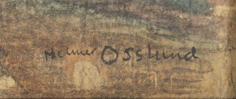 Helmer Osslund, Woman in Blue.