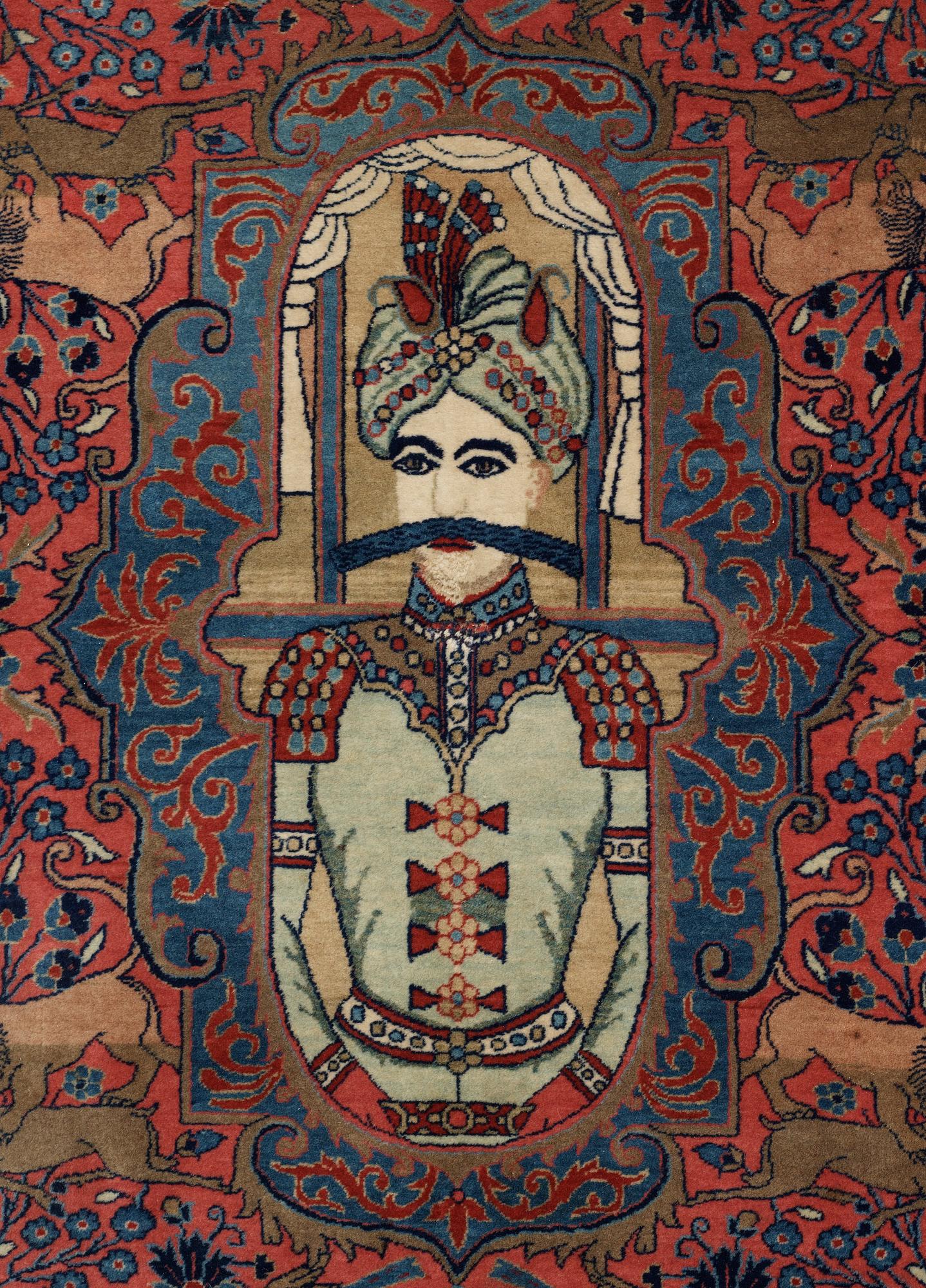 SEMIANTIK KESHAN FIGURAL s.k. Dabir. 197,5 x 132 cm.