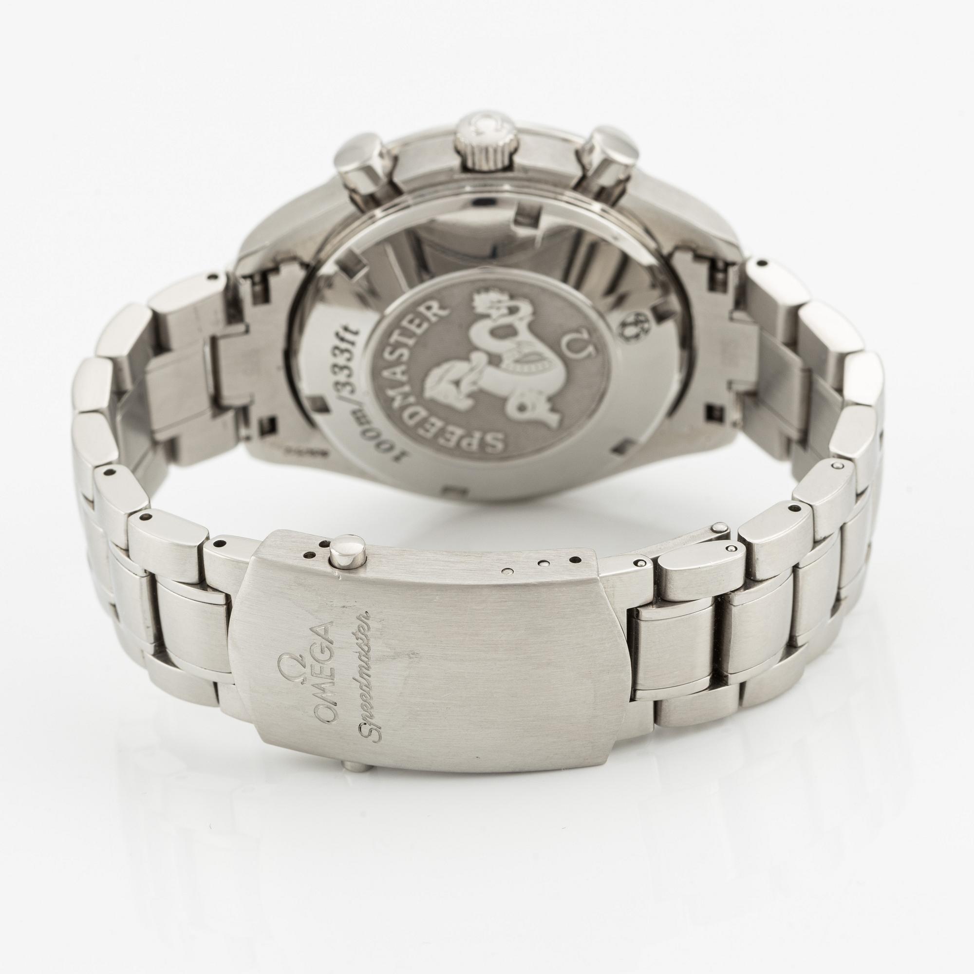 Omega, Speedmaster, Date, kronograf, armbandsur, 40 mm.