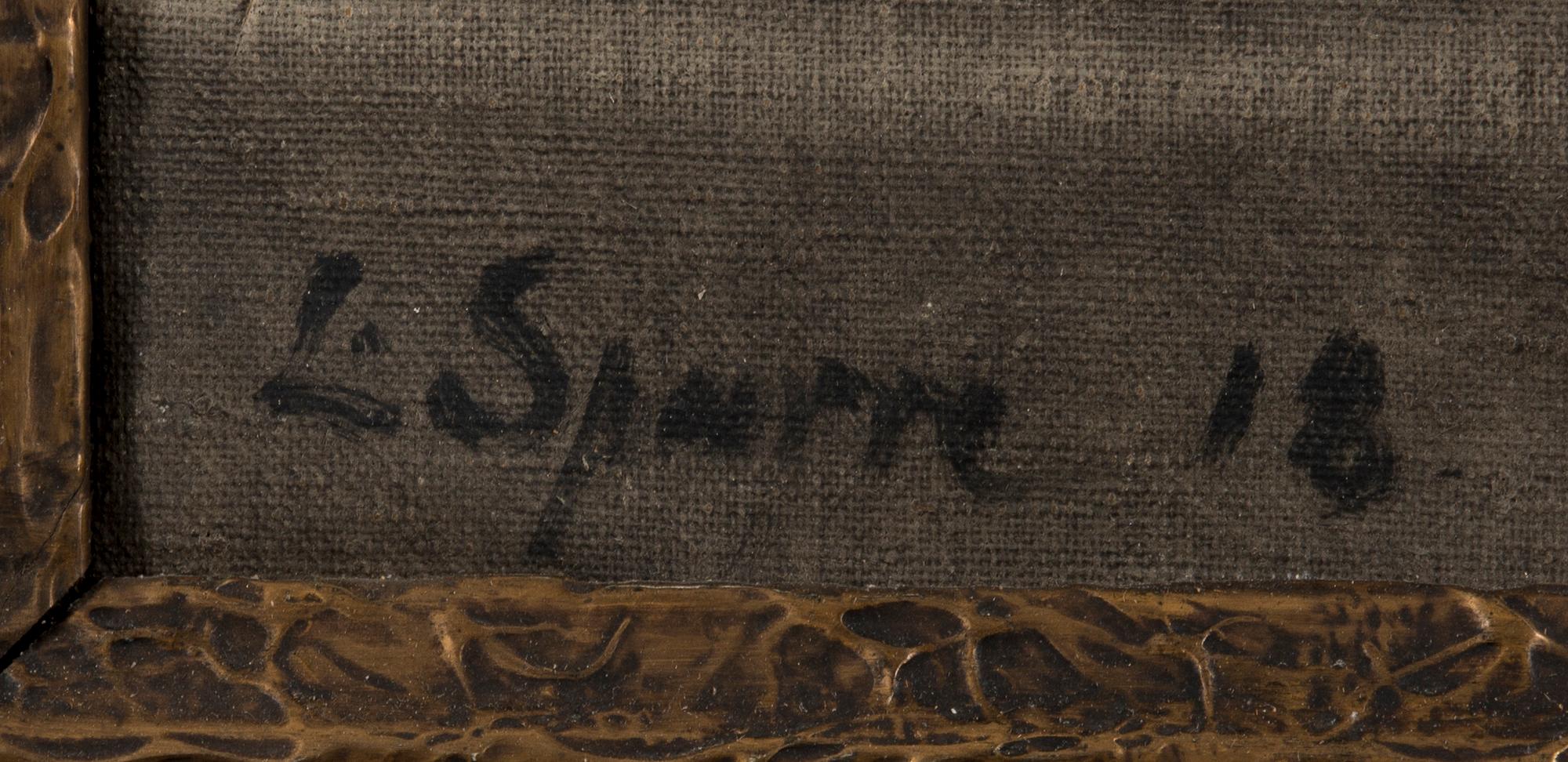 LOUIS SPARRE, olja på duk, signerad och daterad -18.