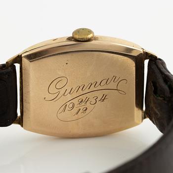 Mido, armbandsur, 14K guld, 26,5 mm.