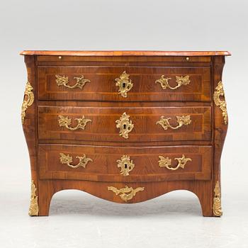 A rococo bureau, Sweden, 18th century.