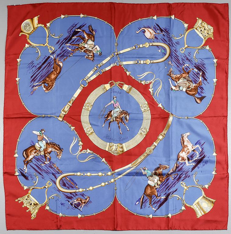 SCARF, Hermès,"Pampa".