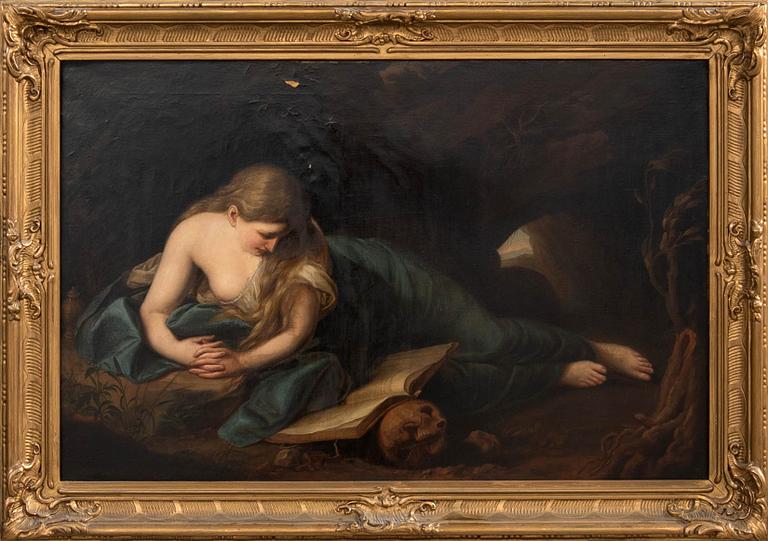 Pompeo Girolamo Batoni, copy after, "The Penitent Magdalene".
