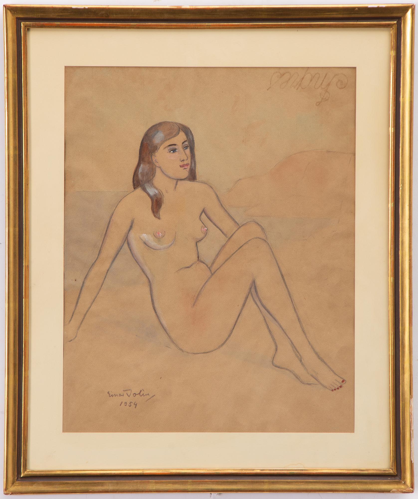Einar Jolin, Study of a model.