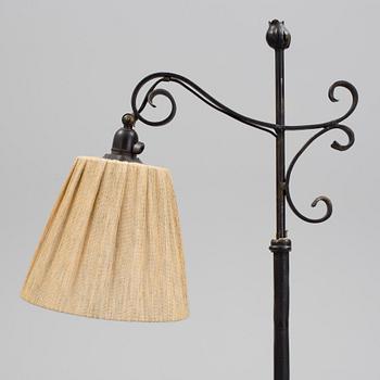 A 1920s / 30s iron floor light.