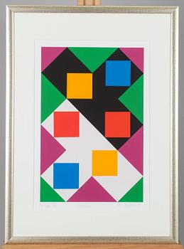 PAUL OSIPOW, serigrafi, signerad och daterad -89, numrerad Tait. vedos 3/15.