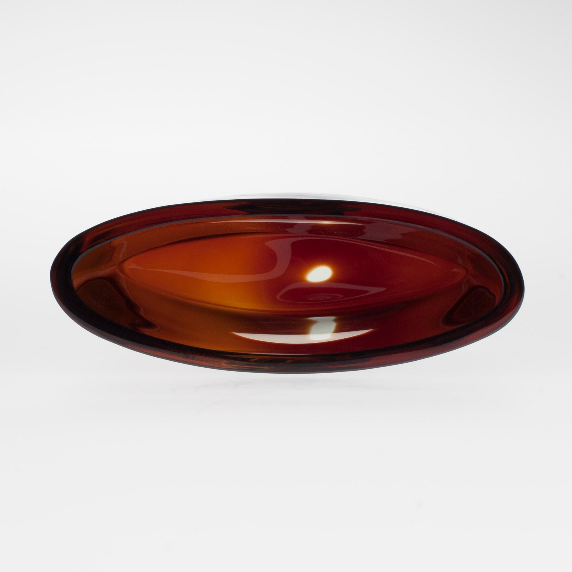 VAS, glas, signerad Tapio Wirkkala 3304, Iittala 1900-talets senare hälft.