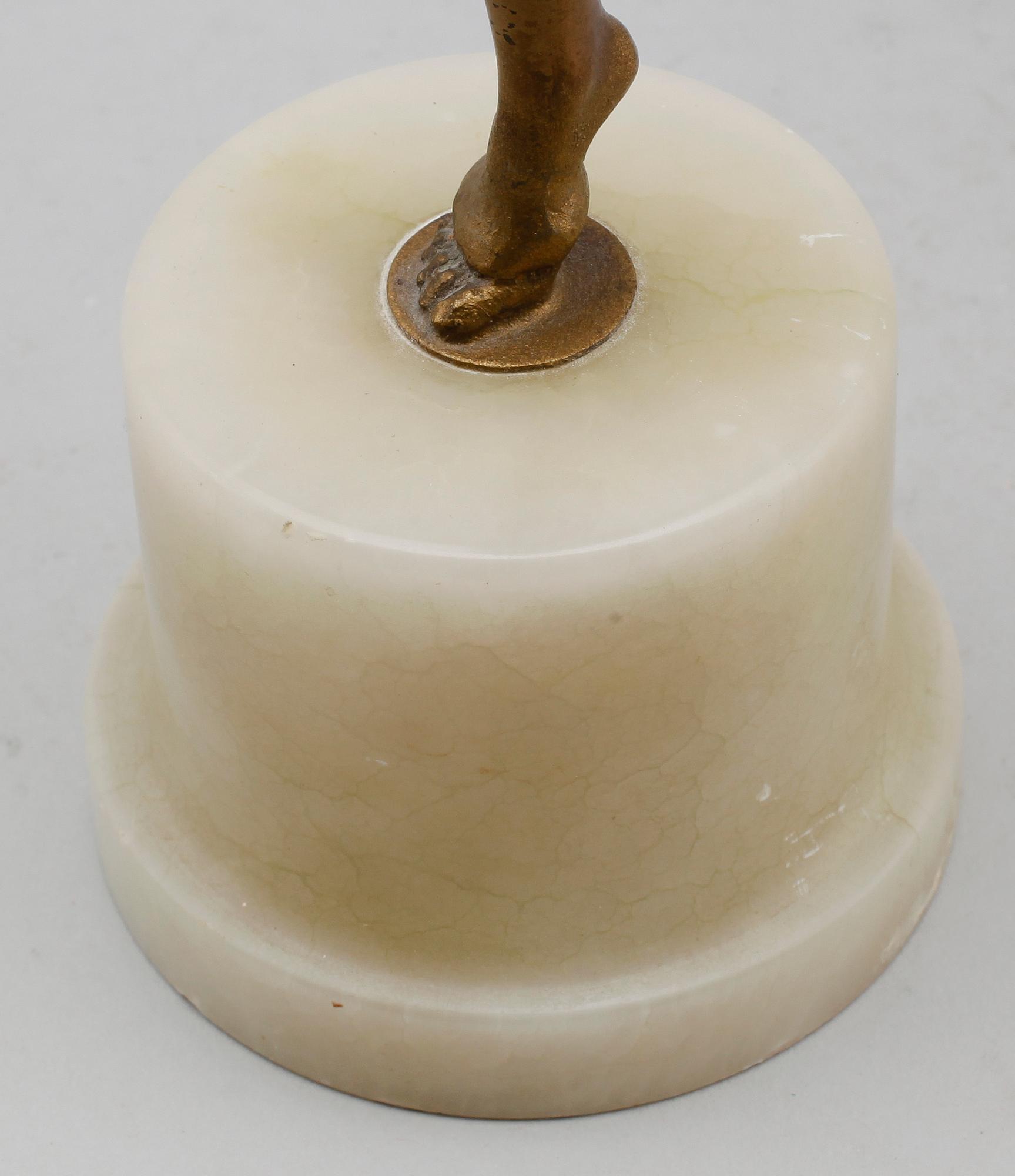 SKULPTUR, patinerad metall, 1900-talets första hälft.