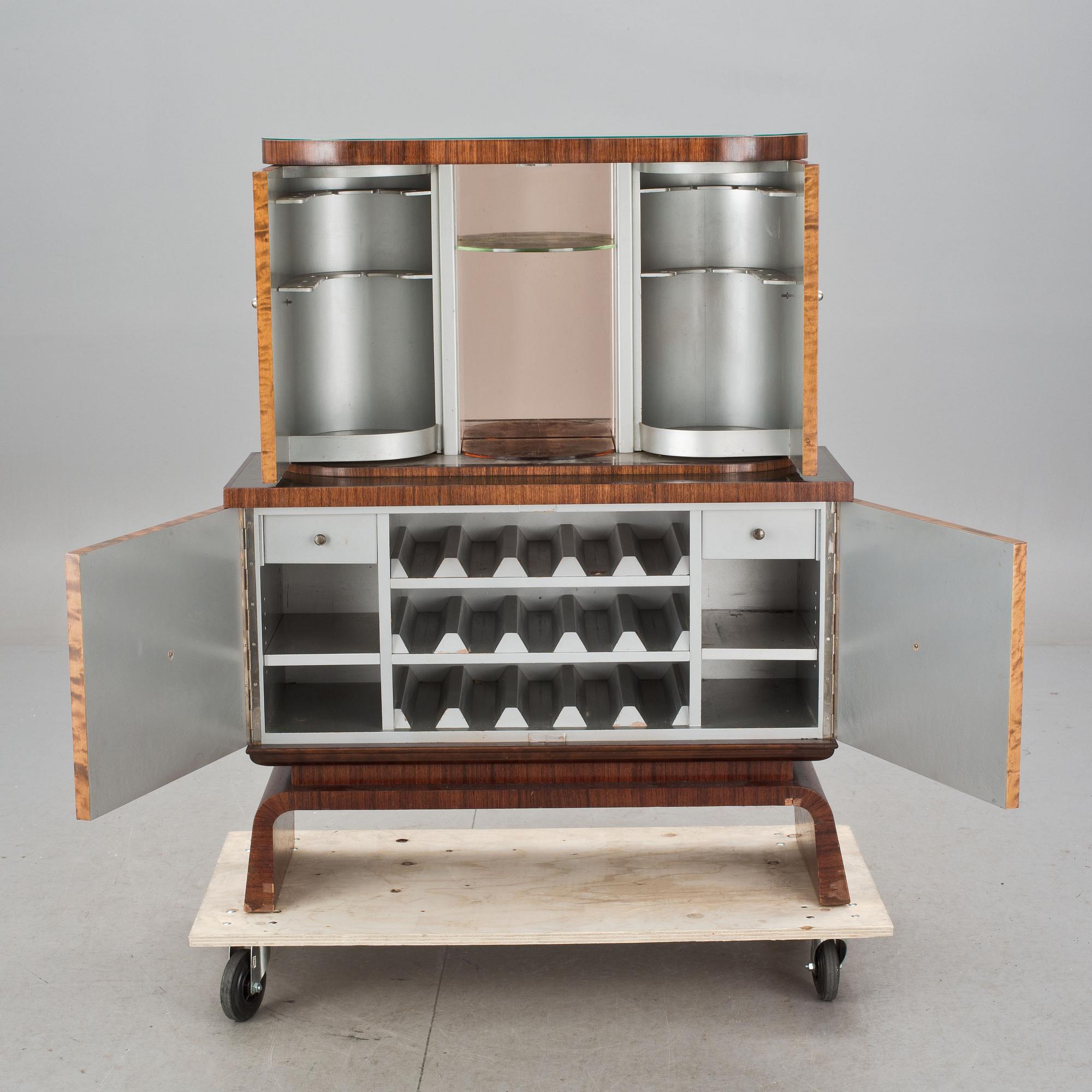 BARSKÅP, Art Deco. 1930/40-tal.