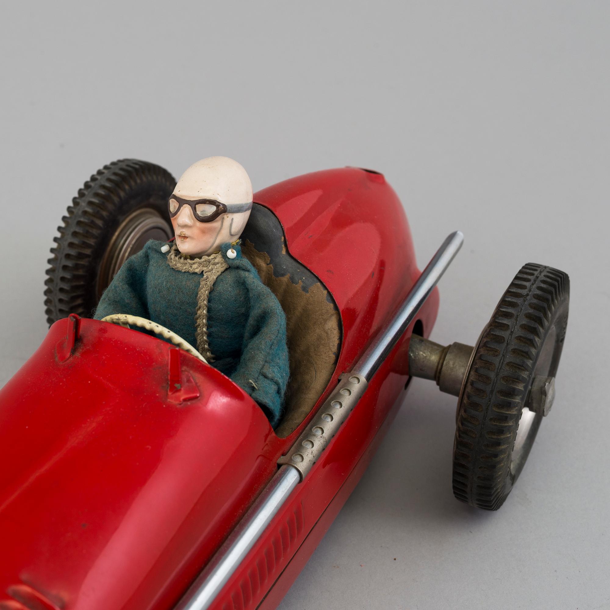 An electric powered tinplate Domo Maserati, Italy, ca 1948.