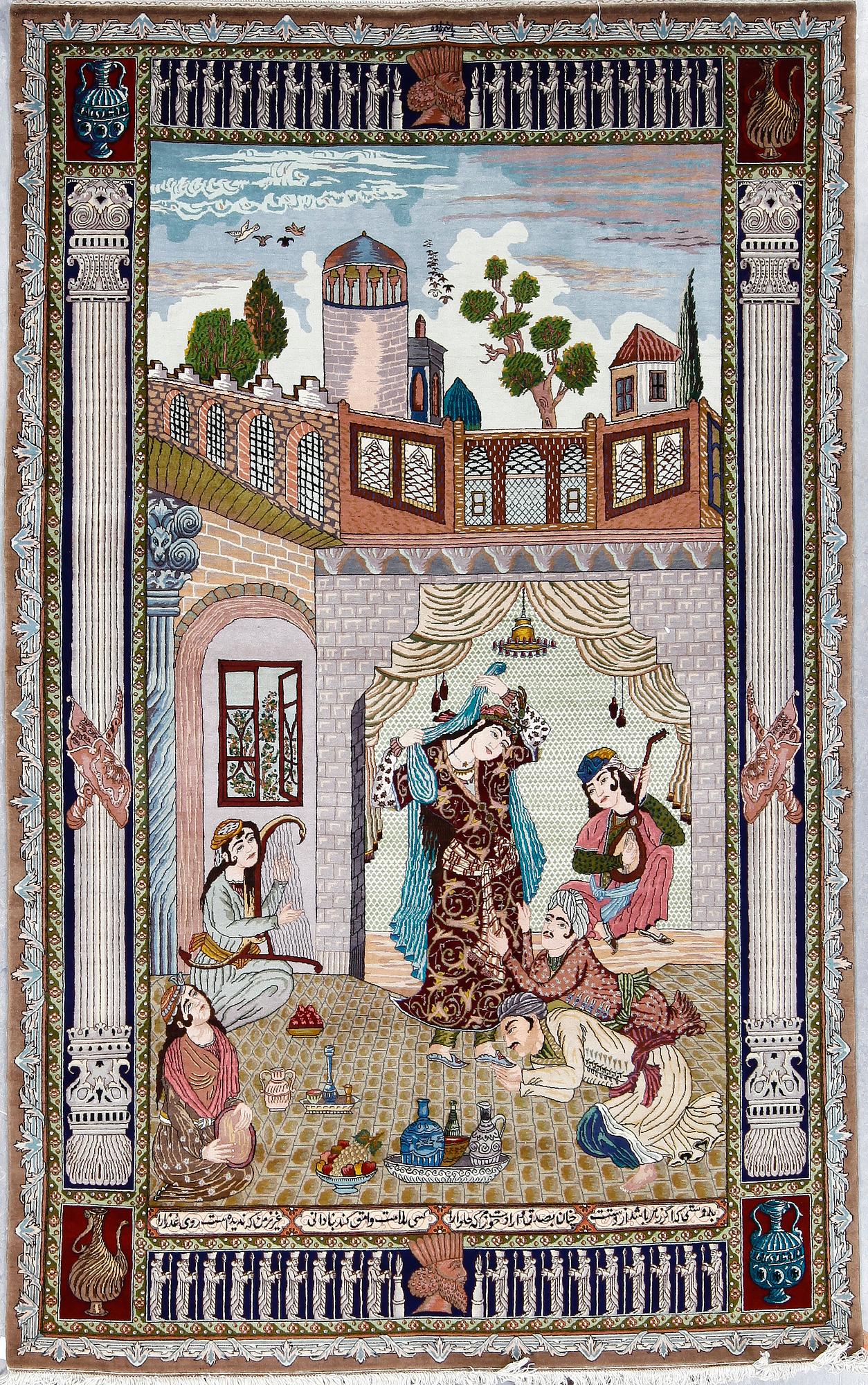 MATTA, old Täbris, figural, ca 280x174.