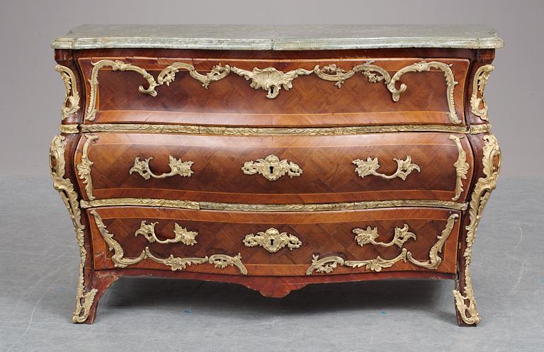 A Swedish Rococo commode by C. Linning.