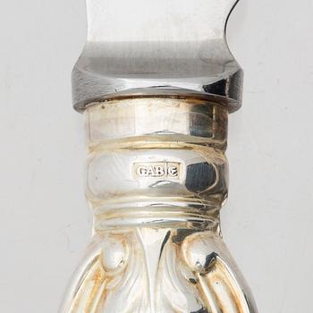 A Swedish silver cutlery set, model "Olga", GAB, Eskilstuna 1974-1981 (24 pieces).