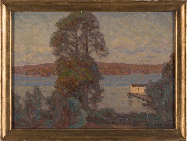WILHELM BEHM, olja på duk, signerad Wilh Behm och daterad 1919.