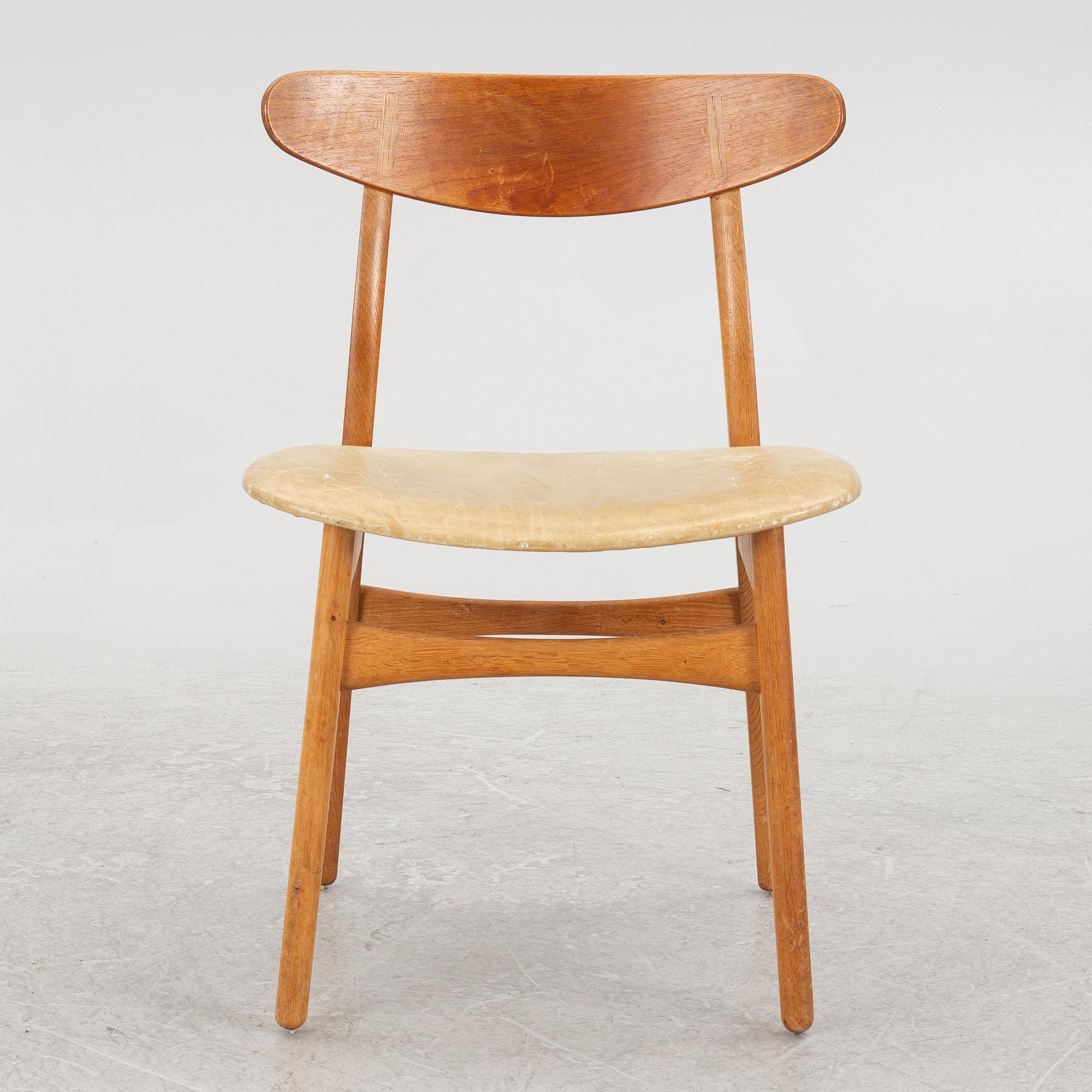 Hans J Wegner, stol, "Spisestolen"/CH23, Danmark, 1950-70-tal.