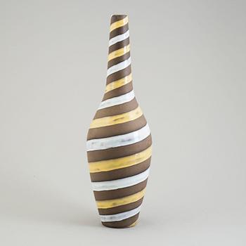 a 'Spiral' earthenware vase by Ingrid Atterberg, Upsala Ekeby.