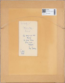 NELL WALDEN, collage/mixed media on paper, signed and dated -71.