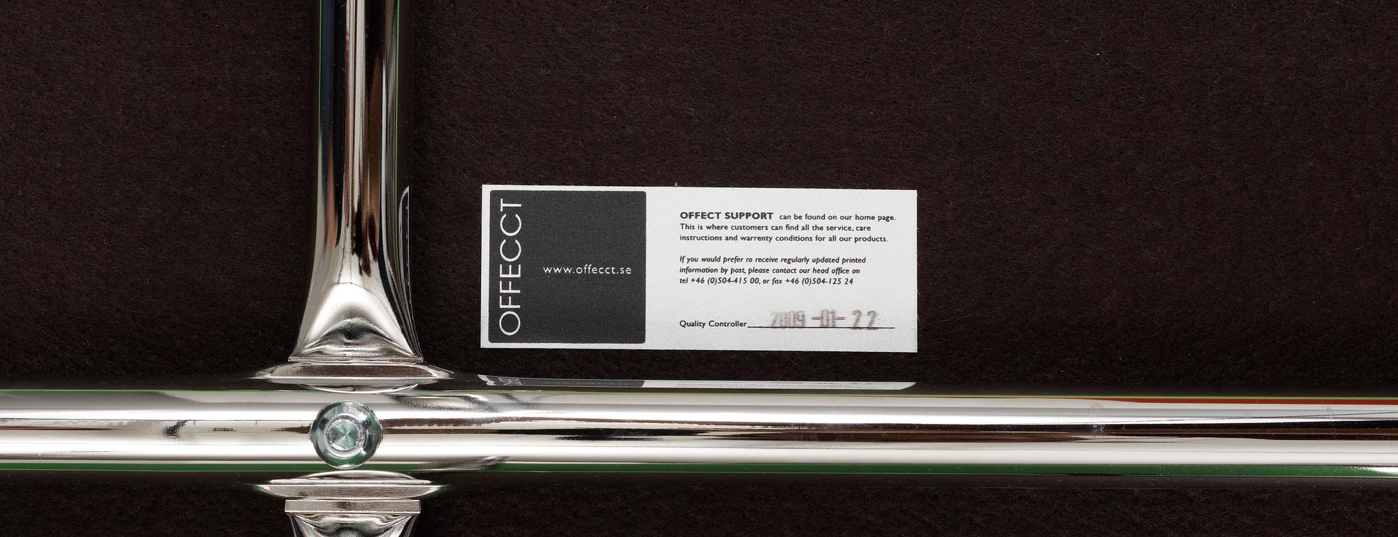 SOFFA, FÅTÖLJ samt FOTPALL, "Orbit", formgiven av Claesson, Koivisto och Rune för Offect.