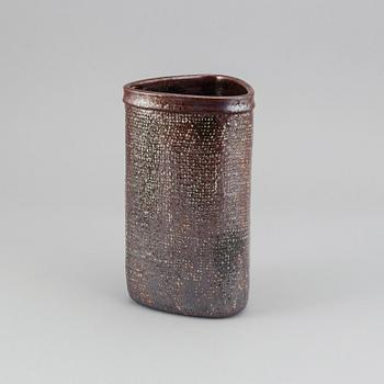 Stig Lindberg, a stoneware vase, signed, Gustavsberg, Sweden.