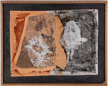 Albert Johansson, mixed media/assemblage, signed and dated 1960.