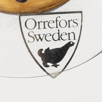 Gunnar Cyrén, schnaps glasses, 6 pcs, so called "Devil glasses", from the Nobel service, Orrefors.