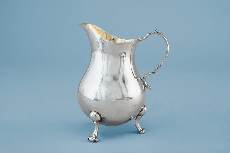 A CREAMER, silver. Unknown master Moscow 1778. Assay master Andrei Andrejev. Alderman F. Petrov. Weight 172 g.