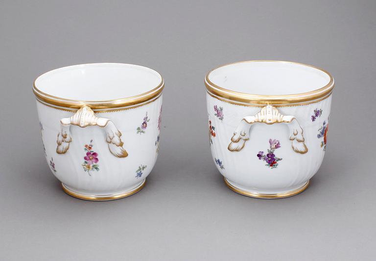 VINKYLARE, ett par, porslin, Royal Copenhagen.