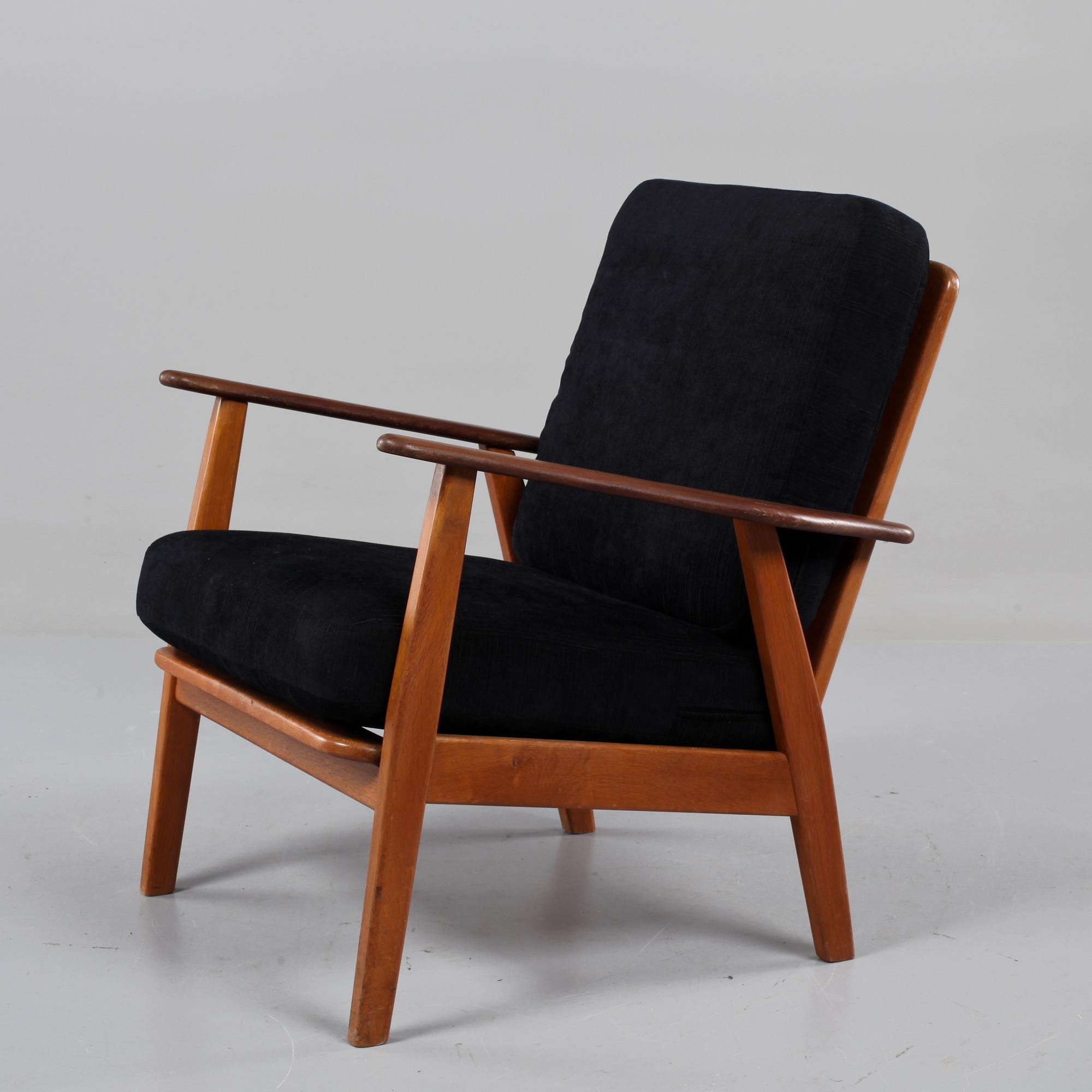 FÅTÖLJ, teak, 1950/60-tal.