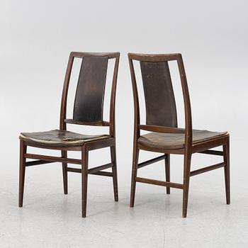 David Rosén, dining table with 6 chairs, "Triva-diné", Nordiska Kompaniet's workshops, Nyköping.