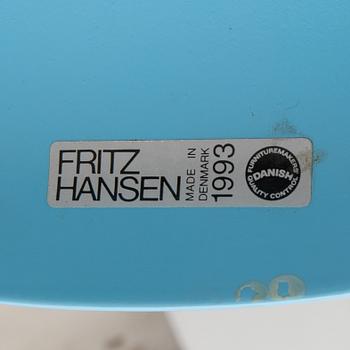 Arne Jacobsen,  stolar 8 st, "Myran", Fritz Hansen, 1993.