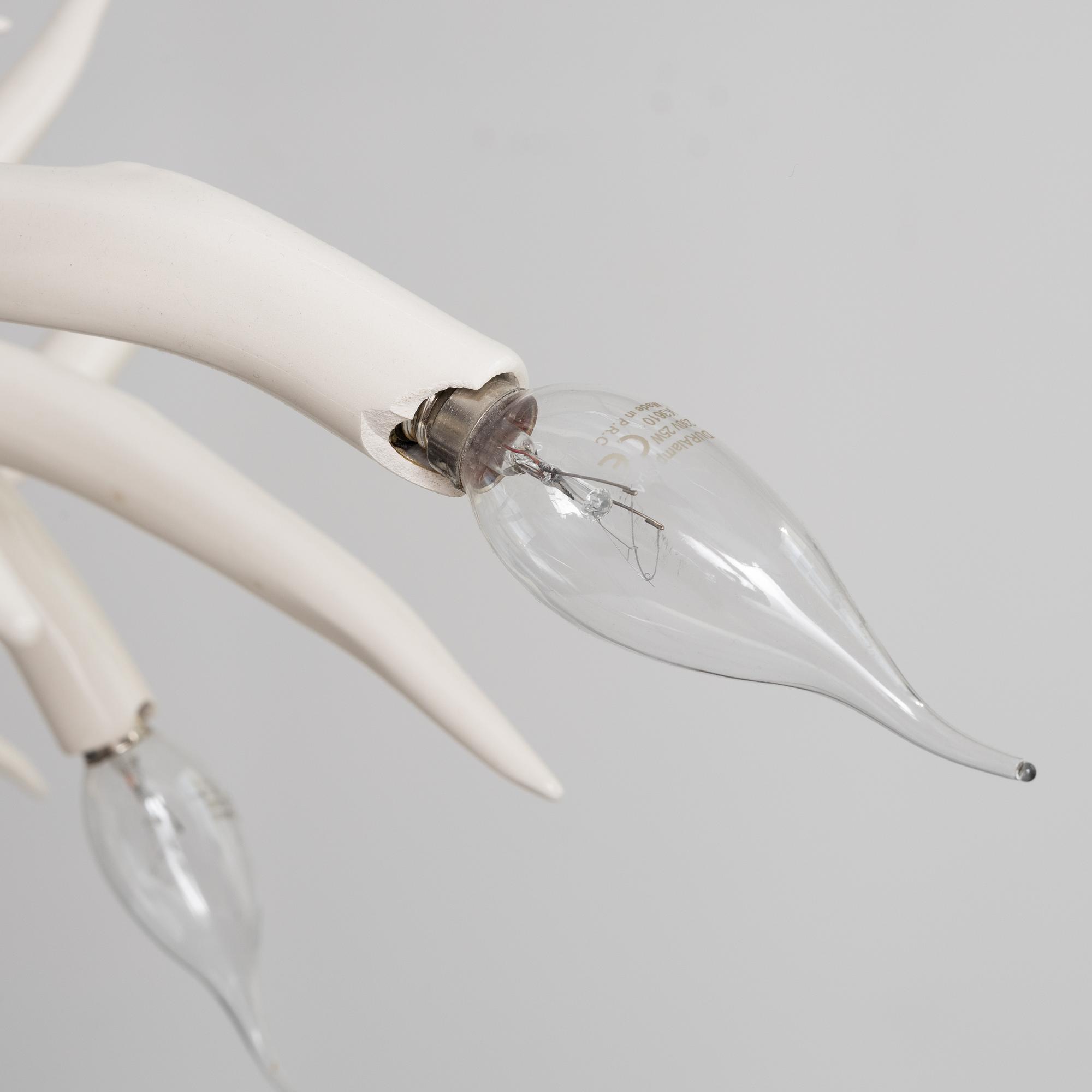 Jason Miller, a 'Superordinate Chandelier 12 Antlers,' ceiling lamp, Roll & Hill, USA.