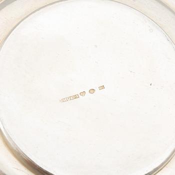 A Swedish silver sauce bowl, mark of Carl Olof Holm, Norrköping, 1856.