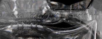 VAS, glas, Helena Tynell, Finland, signerad.