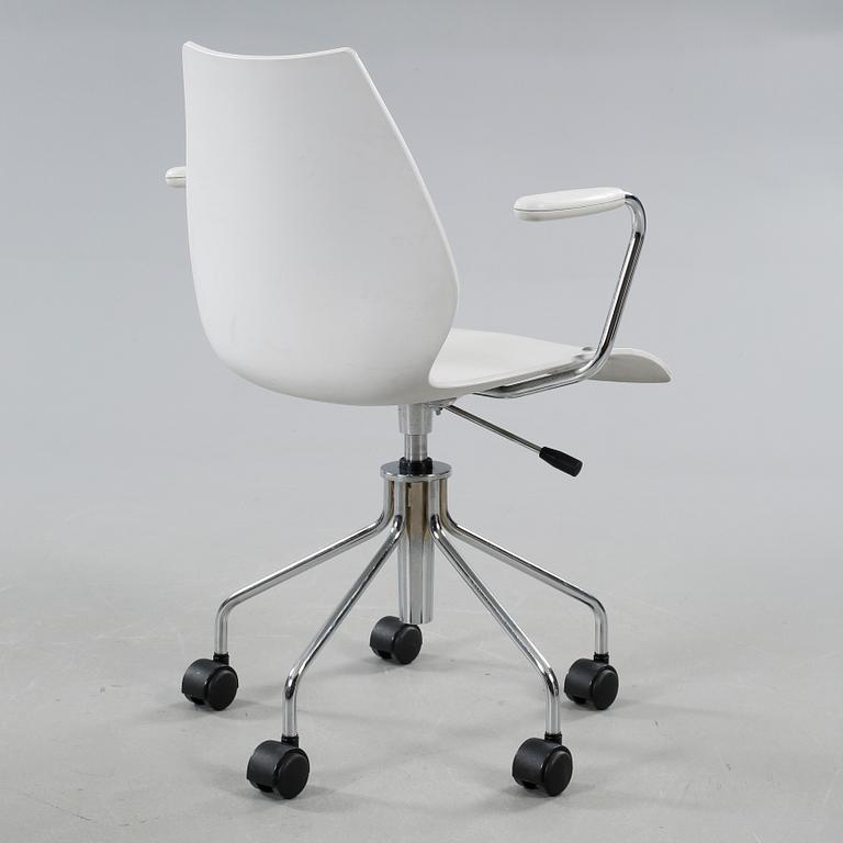 A office chair by Vico Magistretti, Kartell, 21th century.