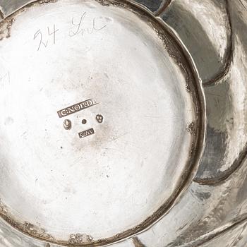 A silver beaker by Christopher Nordin, Hudiksvall 1827.