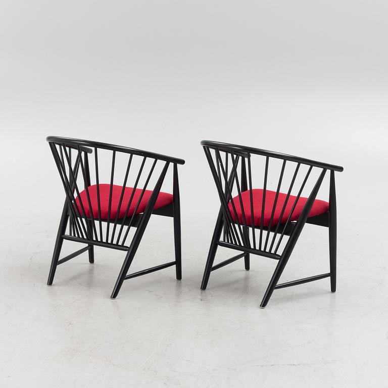 Sonna Rosén, armchairs, a pair, "Solfjädern", Gemla, 2004-03.