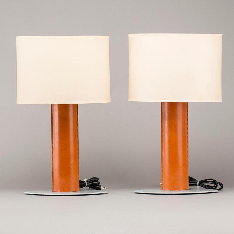 A PAIR OF Taller Uno Serena Table Lamp.