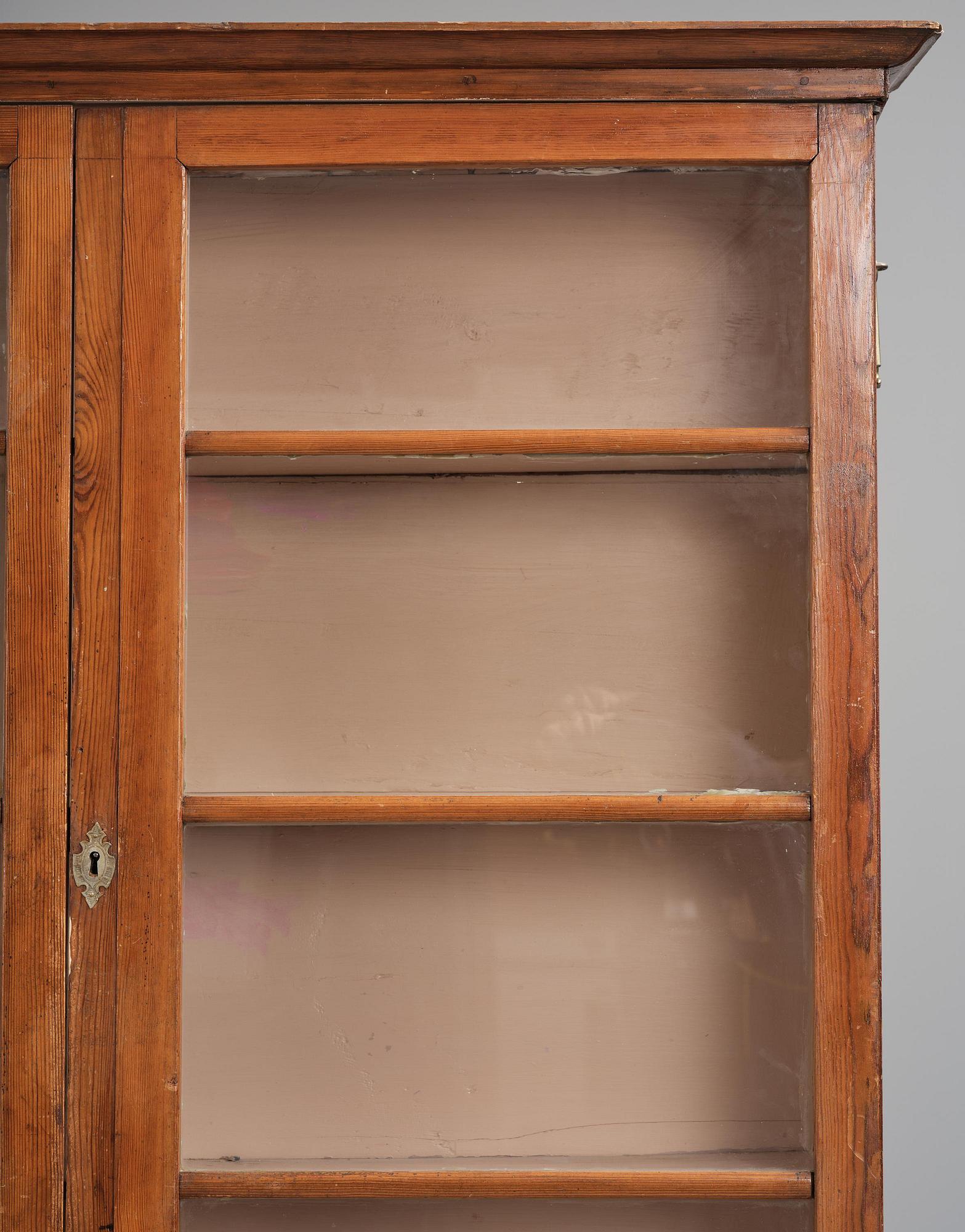 A pair of late Gustavian book cabinets, late 18th century.